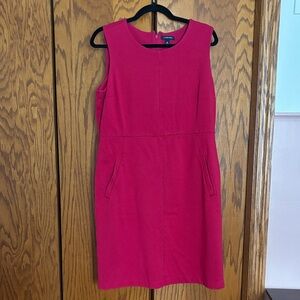 Lands' End Bold Pink Dress